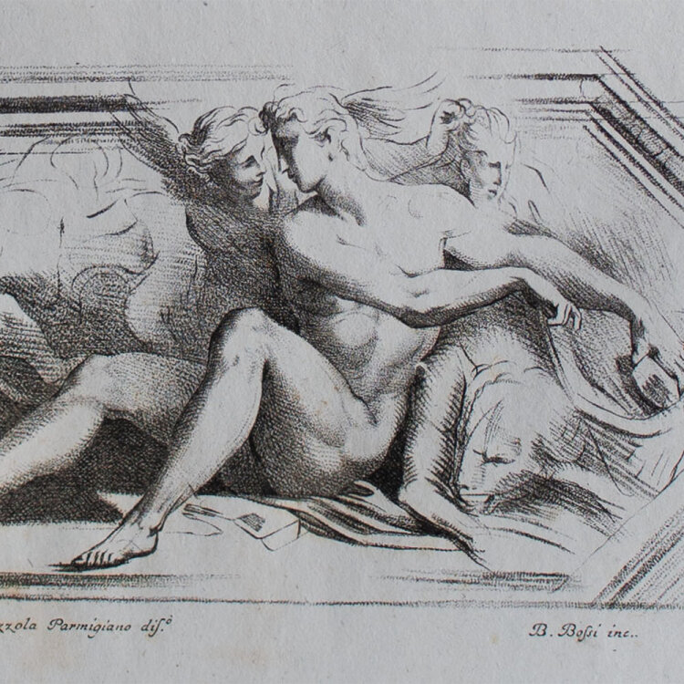 Benigno Bossi - Figurenstudien - o.J. - Radierung auf...