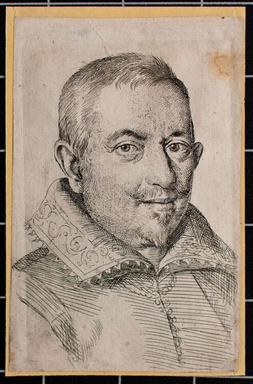 Ottavio Leoni - Künstlerporträt Antonio Tempesta - o.J. - Kupferstich