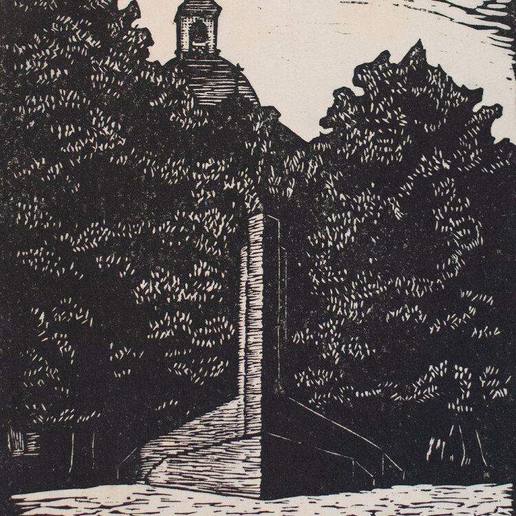 Otto Lemcke - Kriegerdenkmal in Ribnitz (Damgarten) - 1926 - Holzschnitt