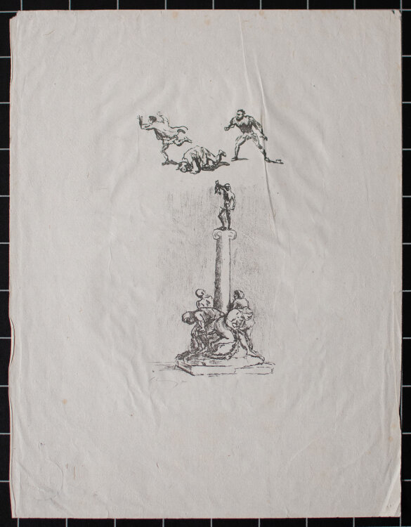 Max Slevogt - Cellini Phantasie - o.J. - Lithografie auf geripptem Chinapapier