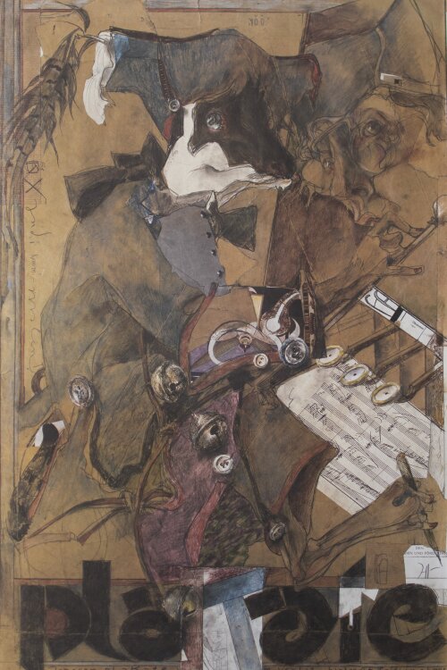 Horst Janssen - Plakate. Kunsthaus Lübeck - 1980 - Offsetdruck