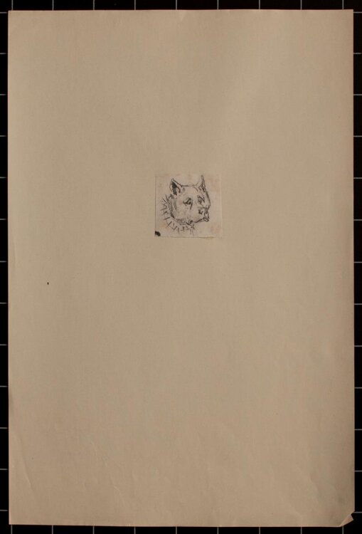 Joseph Simon Volmar - Hund mit Stachelhalsband -...