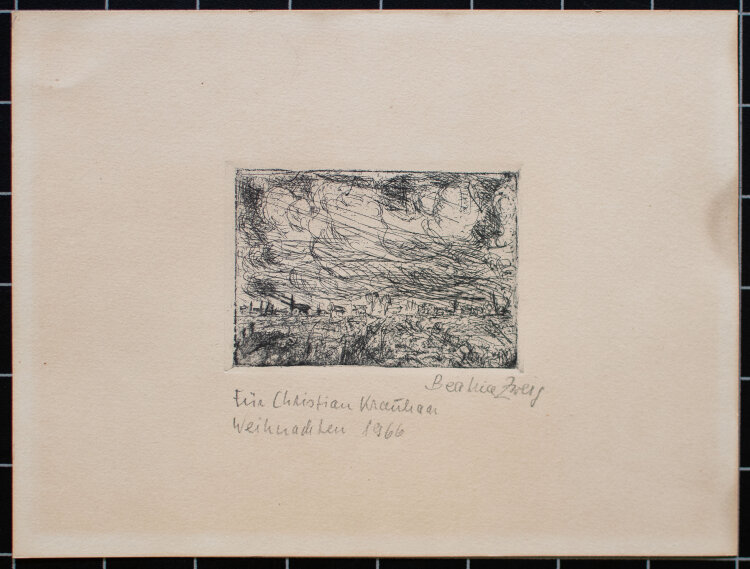 Beatrice Zweig - Stürmische Landschaft - 1966 -...