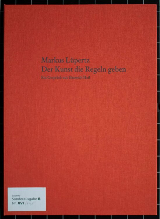 Markus Lüpertz - Der Kunst die Regeln geben - 2005 - aquarellierte Radierung auf Büttenpapier