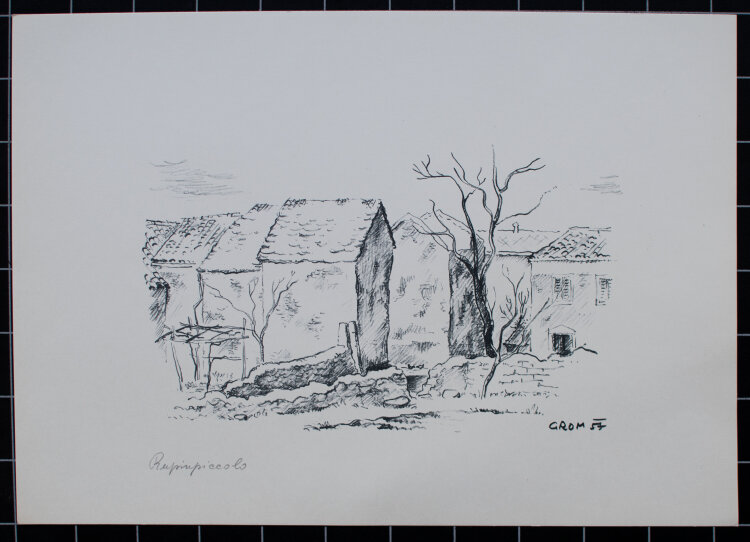 Bogdan Grom - Trieste e il suo Carso - 1957 - Lithografie