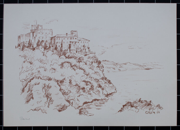 Bogdan Grom - Trieste e il suo Carso - 1957 - Lithografie