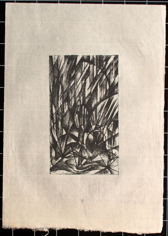 Monogrammist K. M. - Gesichter - o.J. - Lithografie auf...