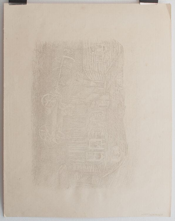 Herbert Sandberg - Felsenstein - o.J. - Lithografie auf kräftigem Papier