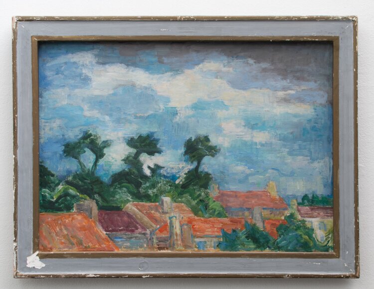 Hans Gött - Flayosc , Frankreich - undatiert - Öl auf Leinwand