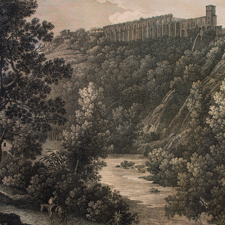 Filippo Giuntotardi - Vedute della Villa di Mecenate a...