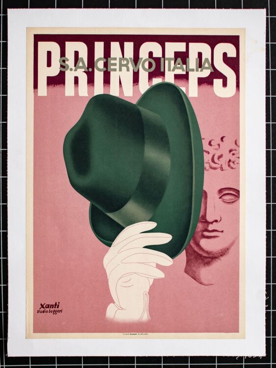 Antonio Boggeri - Cervo Italia Princeps - Offsetdruck -...