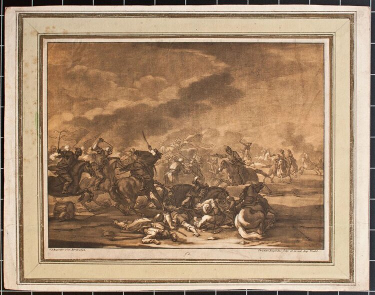 Georg Philipp Rugendas nach - Schlachtenszene - 1694 -...