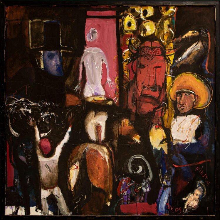 Heinrich Tessmer - Fiesta - 2009 - Öl auf Leinwand