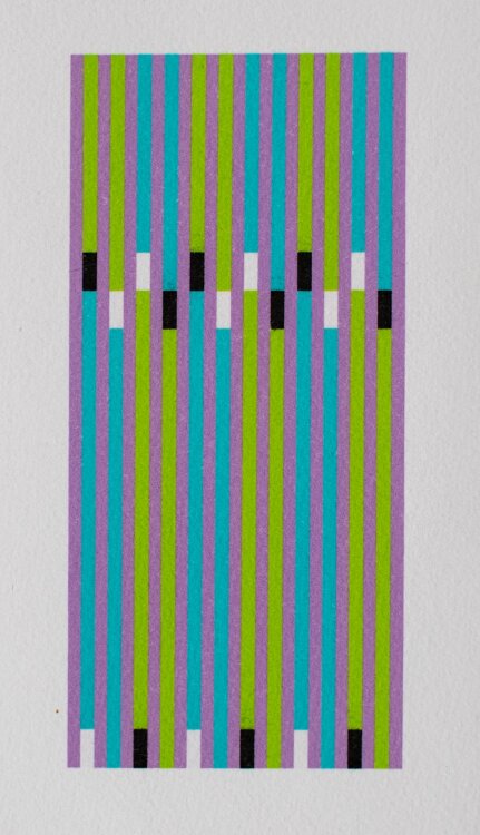 Horst Bartnig - Farbkomposition - Siebdruck - 2012 - 549/600