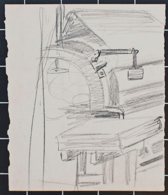 Bruno Héroux - Vorzeichnung, Studie - o.J. - Bleistift