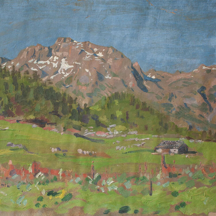 unbekannt - Gotzenalm - undatiert - Gouache