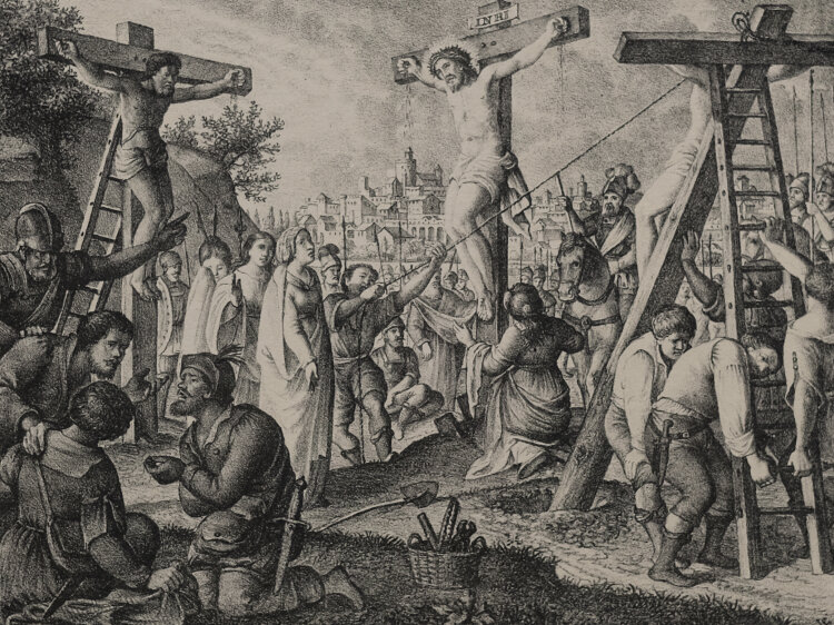 unbekannt - Kreuzigung - undatiert - Lithografie