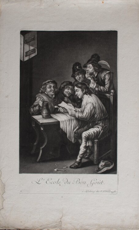 Johann Jacob Haid - Le Bon Pere - 1755 - Mezzotinto auf Büttenpapier