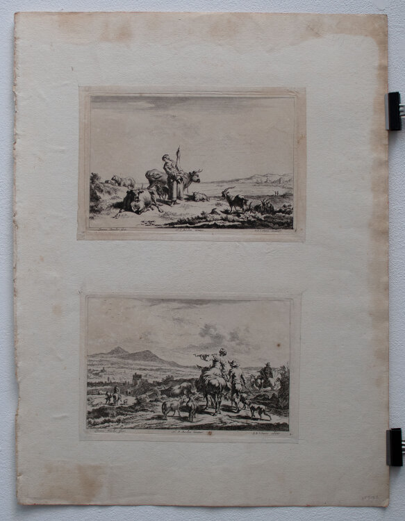 Jan de (Johannes) Visscher - Hirtenszene in weiter...