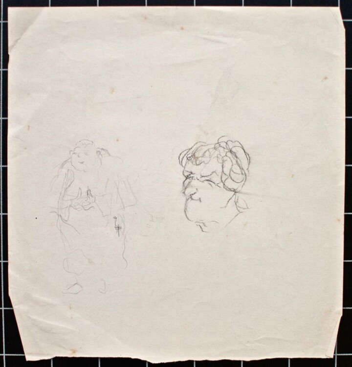 Bruno Héroux - Figurenstudie - o.J. - Bleistift