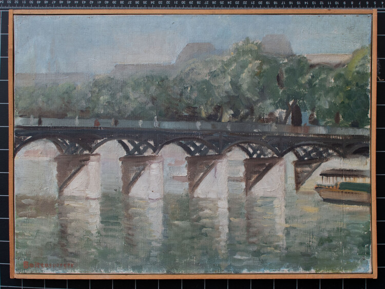 Ernst Baltensperger - Pont des Arts - undatiert - Öl auf Leinwand