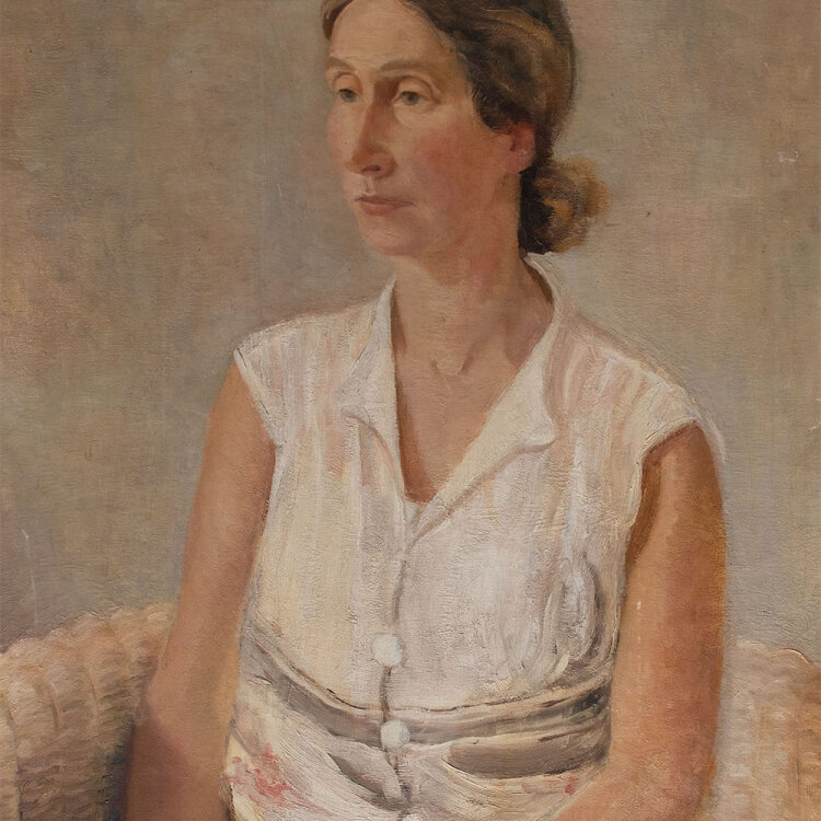 Ernst Baltensperger - Bildnis Thérése Guilland - 1929 - Öl auf Leinwand