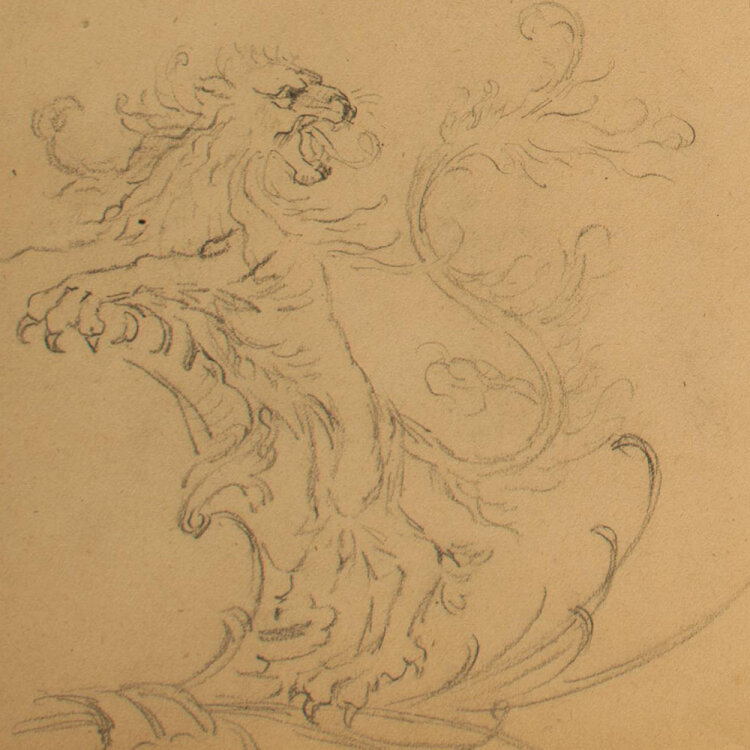 Eugen Reich-Münsterberg - Baum- und Ornamentstudie - undatiert - Bleistift