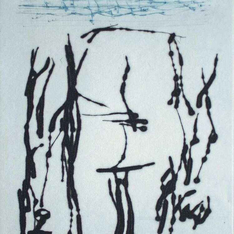 Markus Lüpertz - Der Kunst die Regeln geben - 2005 - Farbradierung