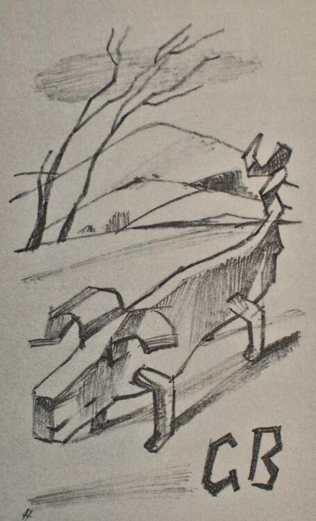 Stanislav Hlinovský - Exlibris - 1964 - Farblithografie