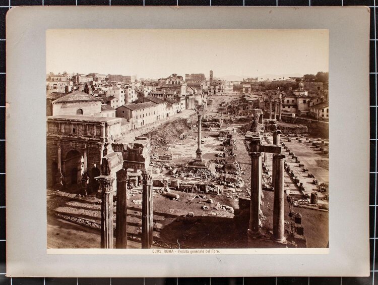 Unbekannter Künstler - Veduta generale del Foro, Rom - Fotografie - o. J.