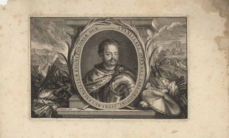 Jean Mariette - Bildnis Stanislaw Jan Jablonowski - undatiert - Kupferstich