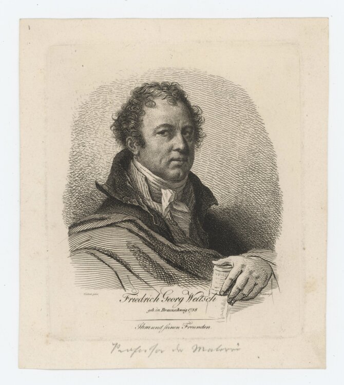 Ludwig Buchhorn - Porträt Friedrich Georg Weitsch -...