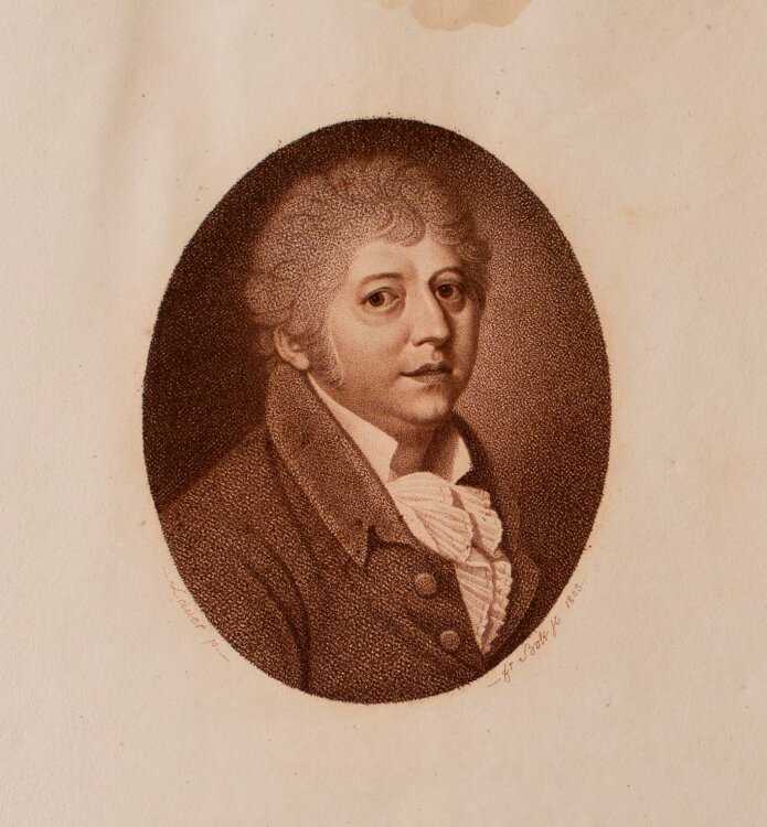 Johann Friedrich Bolt - Bildnis Friedrich Heinrich Himmel - 1803 - Kupferstich, Punktiermanier