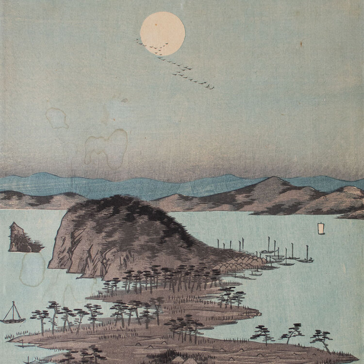 nach Utagawa Hiroshige - Acht Ansichten von Kanazawa bei...