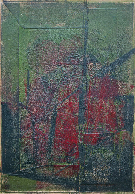 Anton Paul Kammerer - ohne Titel - 1984 - Linoldruck