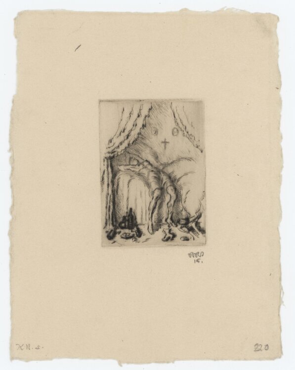 Reinhold Rudolf Junghanns - Liegender weiblicher Halbakt...