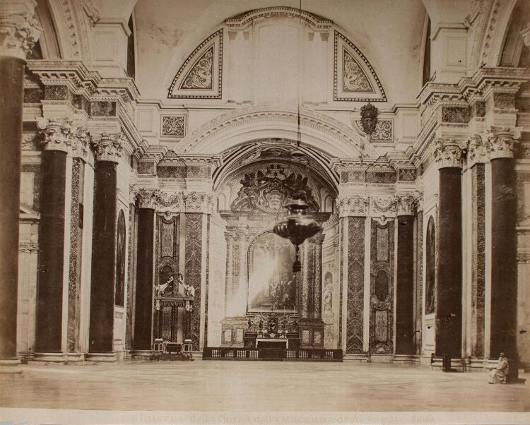Unbekannter Künstler - Interno della Chiesa, Rom - Fotografie - o. J.