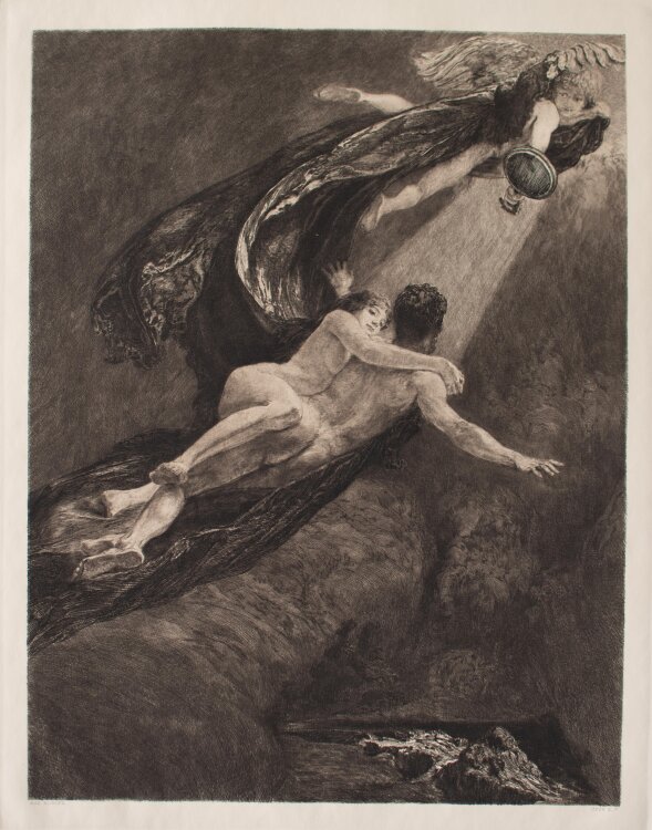 Max Klinger - Eine Liebe. Opus X.6 - 1920 - Radierung