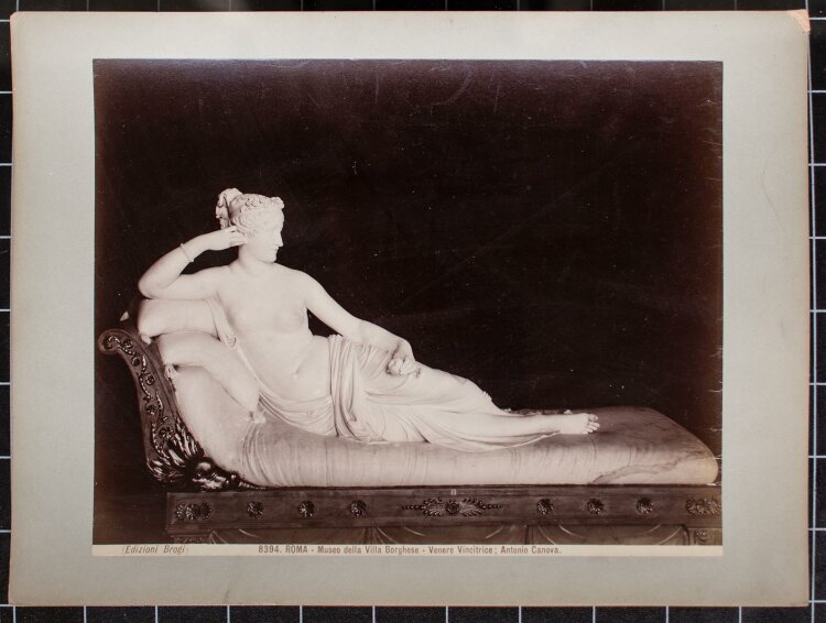 Giacomo Brogi - Marmorskulptur Venus Victrix - Fotografie - o. J.