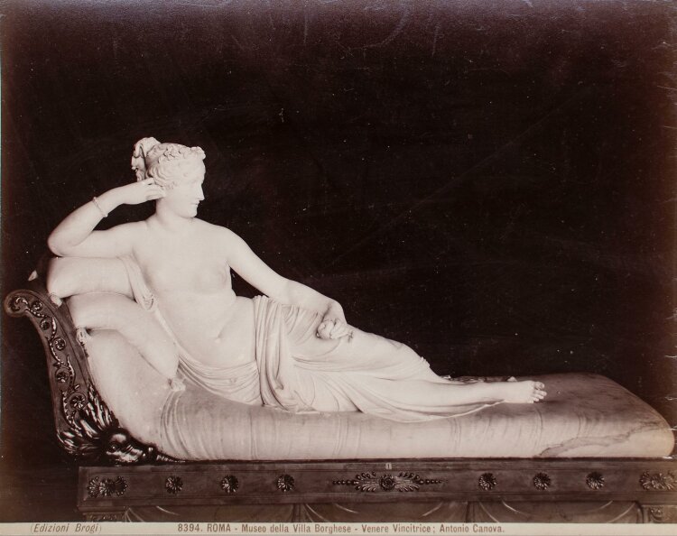 Giacomo Brogi - Marmorskulptur Venus Victrix - Fotografie...