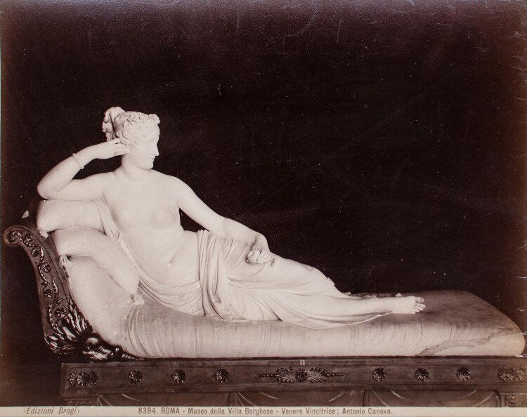 Giacomo Brogi - Marmorskulptur Venus Victrix - Fotografie - o. J.