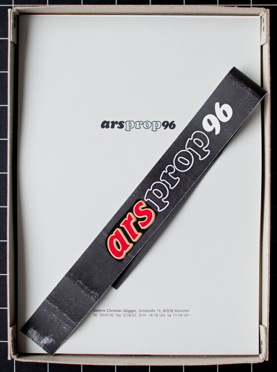 C.O. Paeffgen u.a. - ars prop 96 - 1996 - Editionsset mit verschiedenen Arbeiten diverser Künstler