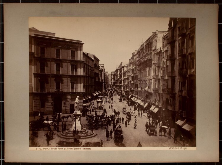 Giacomo Brogi - Veduta animata, Napoli - Fotografie - 19....