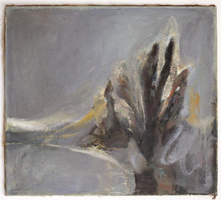 Heinrich Tessmer - Boddenlandschaft - 1983 - Öl
