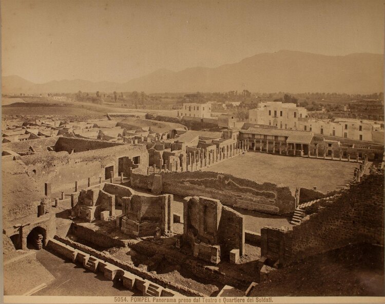 Giacomo Brogi - Forum, Pompeji - Fotografie - 19. Jh.