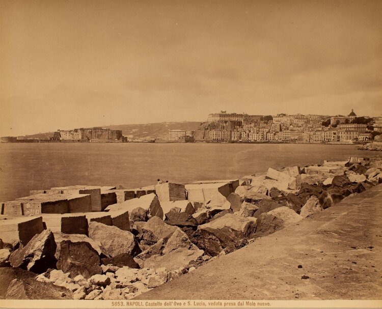 Giacomo Brogi - Castel dellOvo, Neapel - Fotografie - 19. Jh.