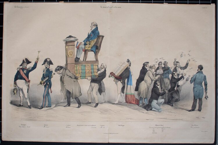 Pierre Michel Delaporte - La Caricature … - undatiert - Lithografie