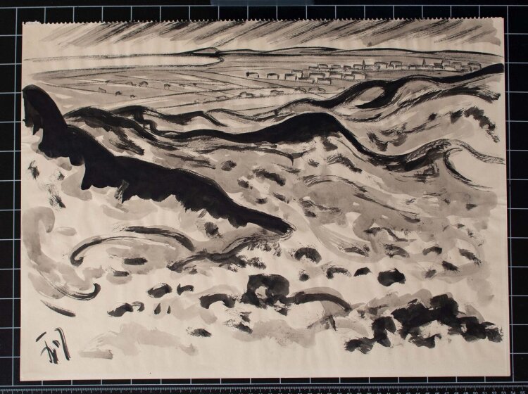 Fritz Zalisz - Küstenlandschaft Sylt - undatiert -...