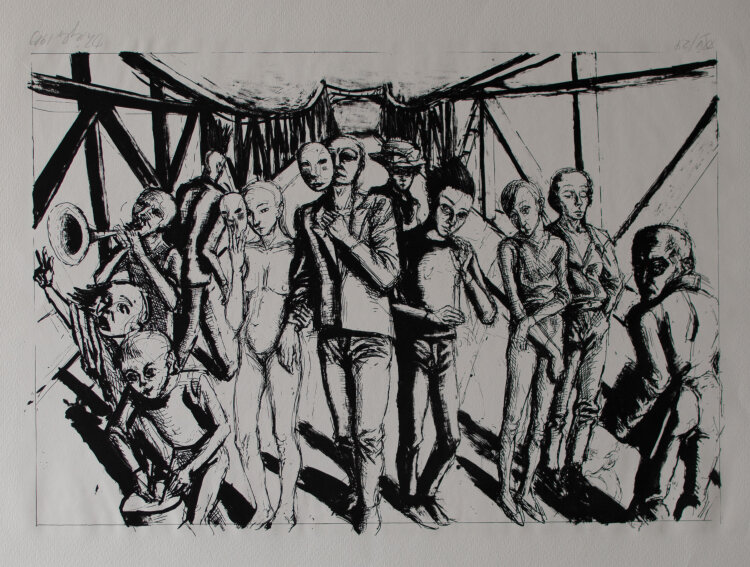 Doris Ziegler - Große Passage - 1989 - Lithografie