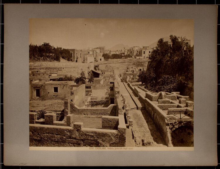 Unbek. Künstler - Scavi archeologici di Ercolano, Neapel - Fotografie - 19. Jh.